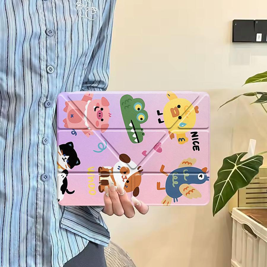 Yellow And White Puppy Tablet Case For iPad Mini 6 7 Air 4 5 M3 M2 1 2 M4 11inch Pro 2025 Pro 11th 10th 9th 8th 7th 12.9inch
