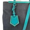 FENDI Petite to Jules 8BH253-V9W 149-2575 Handbag Navy Women 2-Way Denim used