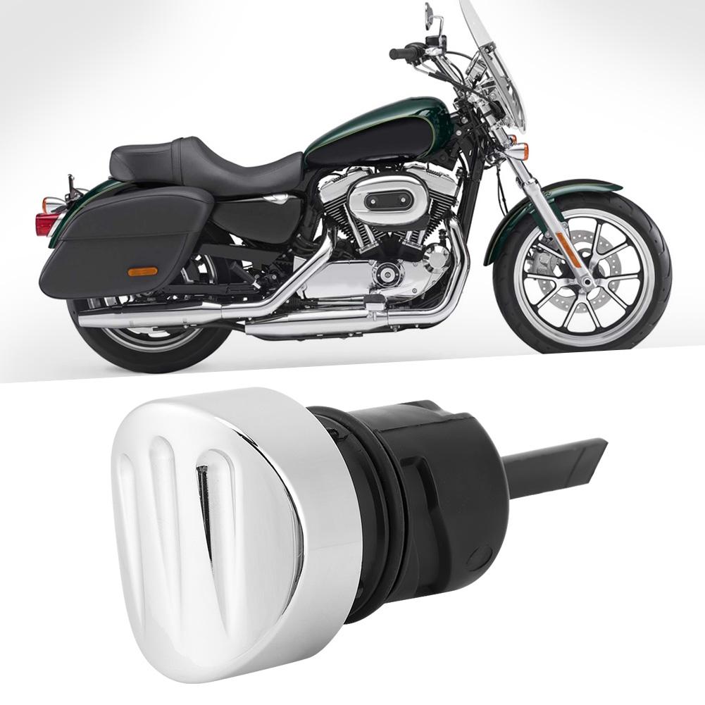 Motorcycle Engine Oil Dipstick Tank Cap Cover Fit for XL 883 1200 48 2004 2016Electroplate Silver