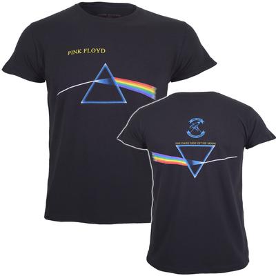 Pink Floyd T-shirt Dark Side Of The Moon Album Gelicentieerd T-shirt Omgekeerd Nieuw Officieel