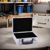 Shockproof Aluminum Alloy Tool Box Heavy Duty Anti-Impact Storage Case for Home Garage Workshop Repair