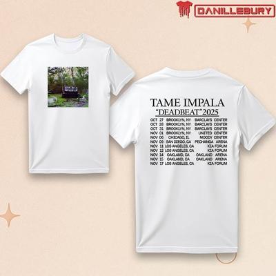 Tame Impala Deadbeat Trasa 2025 Koncert Prezenty dla Fanów Unisex Koszulka Unisex