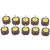 10x Abrasive Flap Wheels Ø40×25×6 Mm, 6 Mm Shank – Polishing Wheel for Drill (AIMOONSA)