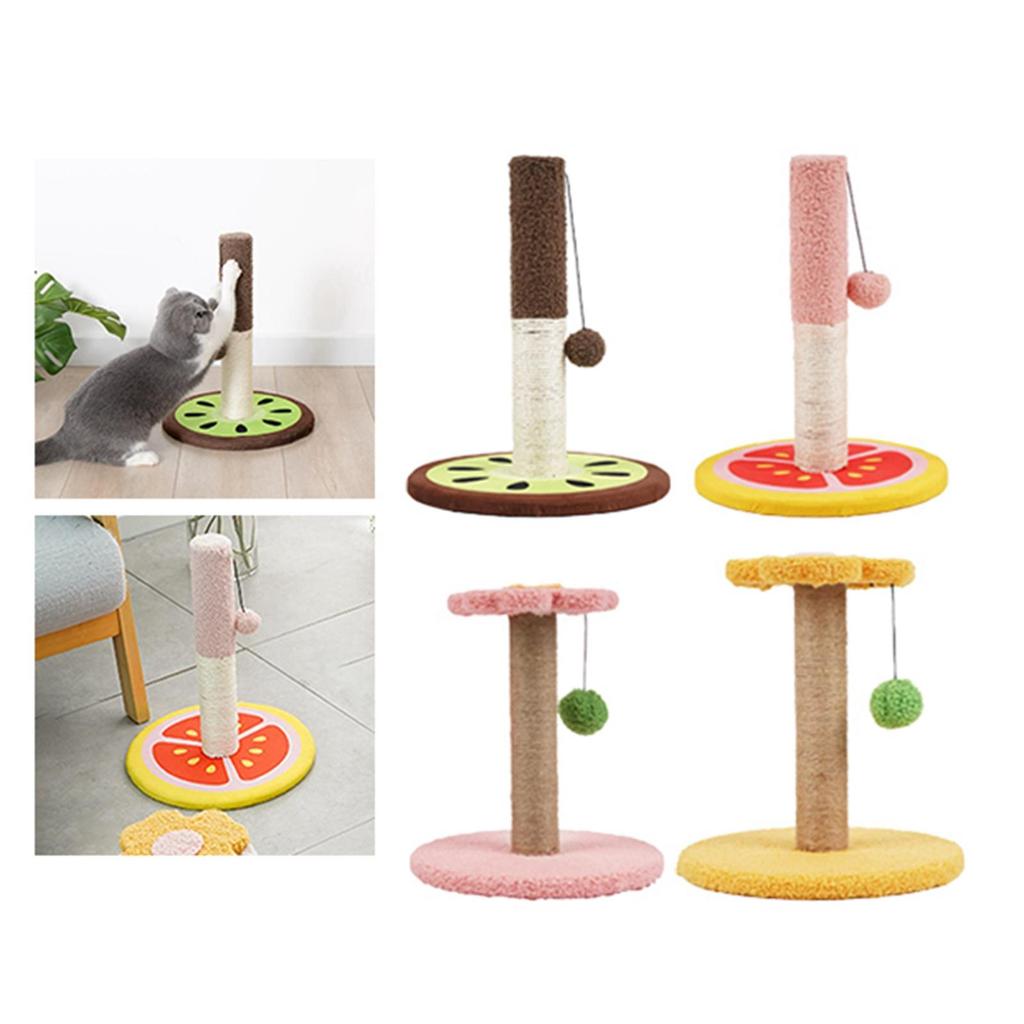 Post for Scratching Interactive Toys Scratcher with Ball Activity Centre Scratch Exercise