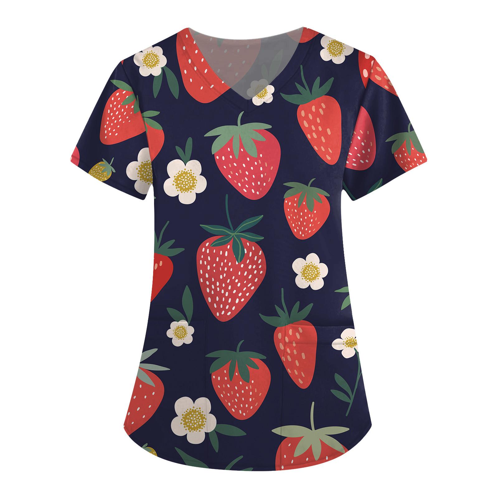 

Женские топы с v-образным вырезом и короткими рукавами с персонализированным принтом, рабочие футболки XL красный