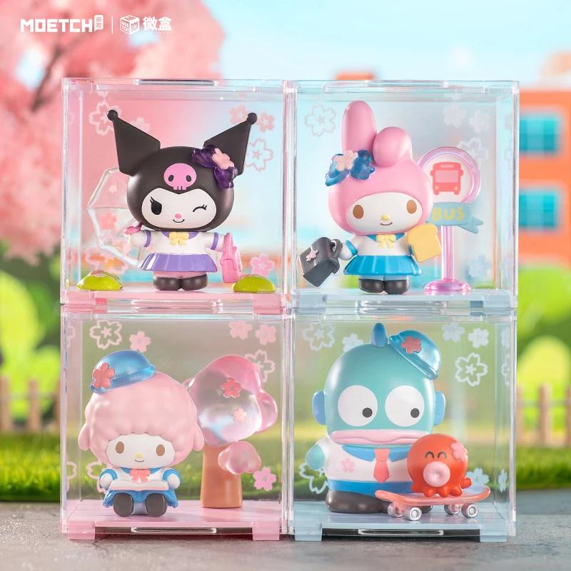 Sanrio Star Academy Micro Box Blind Box Collection  Kuromi Pochacco Gifts Toy Model Anime Figures Collect Ornaments