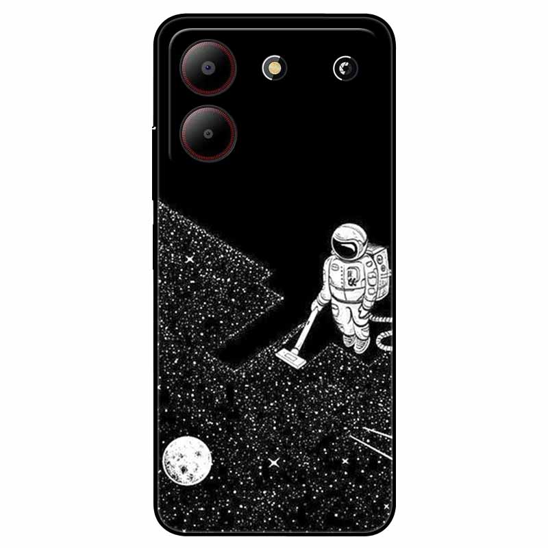 For ZTE Blade A54 4G Case Shockproof TPU Soft Silicone Phone Covers for ZTE Blade A 54 Funda Painted on for BladeA54 Luxury Capa