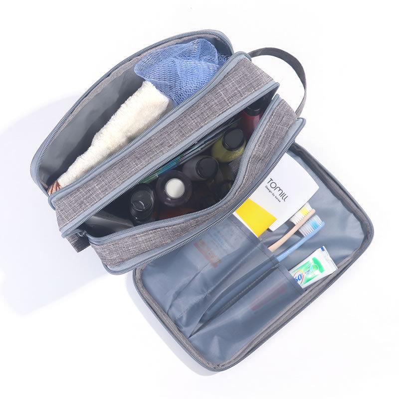 New Arrival Portable Cosmetic Bag with Wet & Dry Separation - Stylish Toiletry & Travel Storage Solution