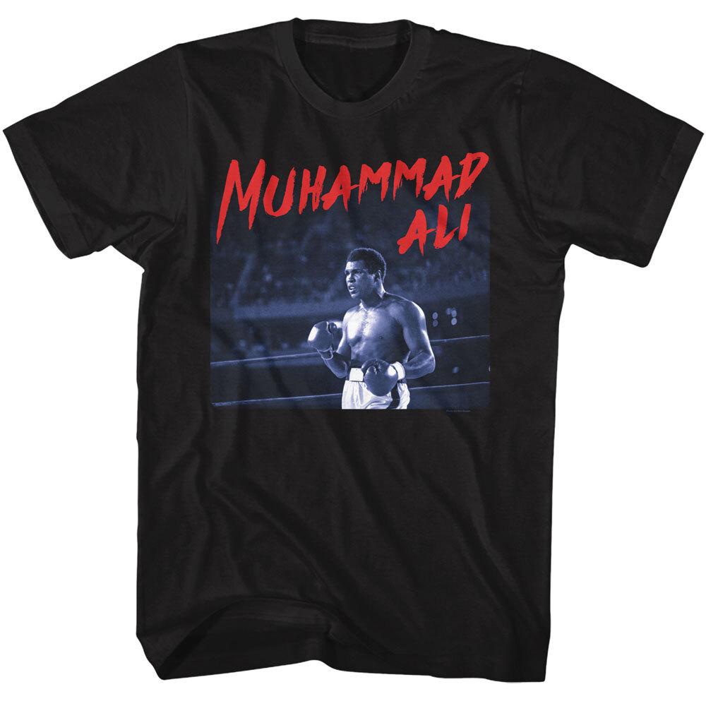 Muhammad Ali Black White Ring Photo Men T Shirt Boxing Heavyweight Champ XL