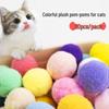JiHang Cat Toy Elastic Plush Ball Set