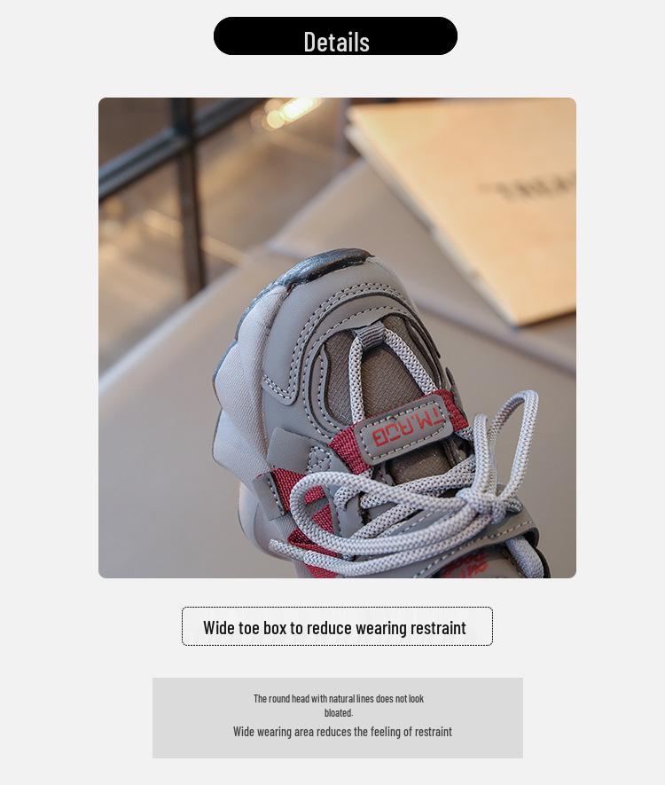 2026 Kids' Leather Sports Shoes: Spring, Autumn Casual Running Sneakers for Boys & Girls