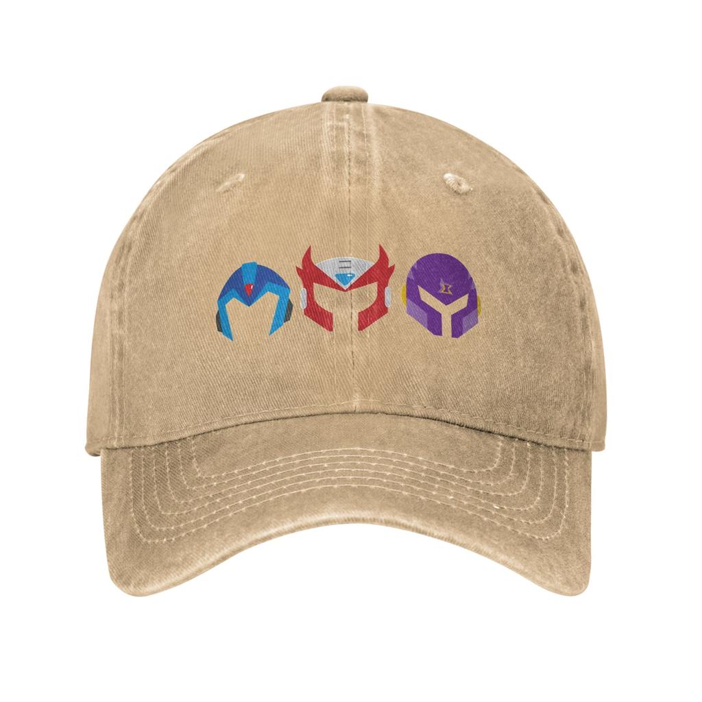 Mega Man X Helemt Trio Casual Baseball Cap  Tennis Skate Trucker Hat Spring Breathable Unisex-Teens Stylish Snapback Cap