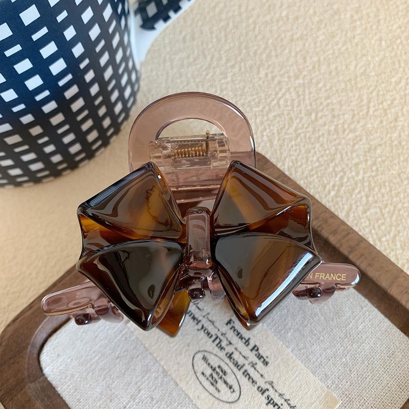 

Ацетатный бант-краб заколка для волос для женщин модные зажимы-коготь популярные аксессуары для волос шпилька для девочек ювелирные изделия для вечеринок головные уборы кофейный