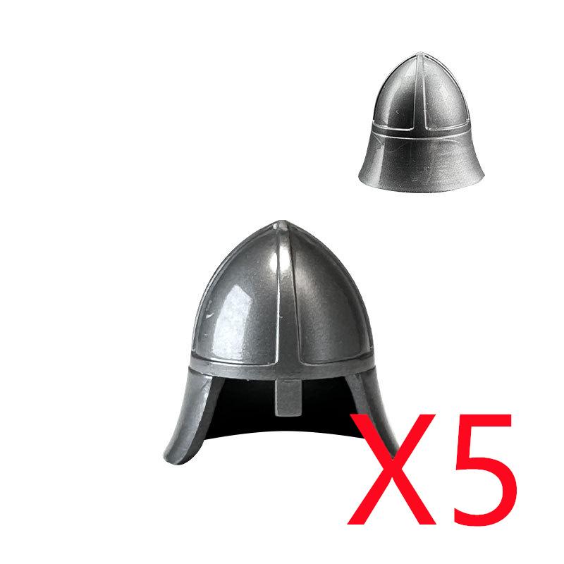 MOC Medieval Building Blocks Military Figures Accessories Soldier Weapons Bow Spear Crossbow Brick Helmet Sword Toy Gift X058