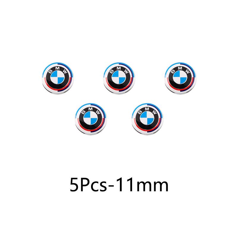 For BMW New 2025 Car Remote Key Logo Sticker Aluminum Emblem Decal For BMW F12 F13 G30 G32 F34 F40 F45 F46 X1 X2 X3 X5 X4 X6 X7