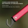 Camping Hammer, Stainless Steel & Copper Outdoor Tent Peg Stake Mallet  with Stake Puller, Ground Nail Hammer for Mountaineering