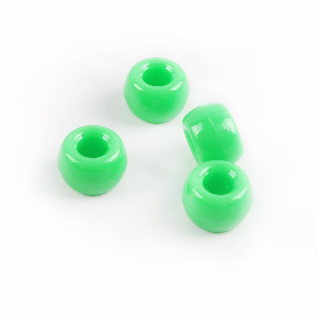 Acrylic Pony Beads Large Hole Beads Dreadlocks Solid Color Bucket Beads Diy Mobile Phone Chain Necklace Loose Beads Jewelry Accessories