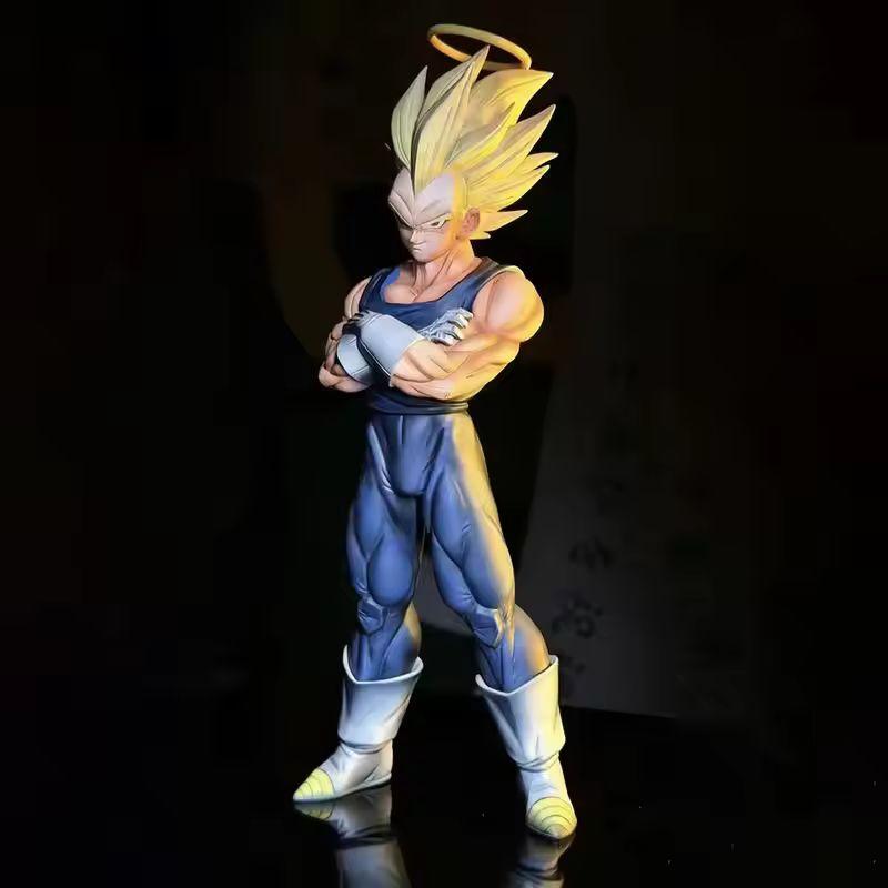 27.5cm Anime Dragon Ball Z Figure WDH Vegeta Action Figures Pvc Statue Desktop Ornamen Collection Model Toys Gifts