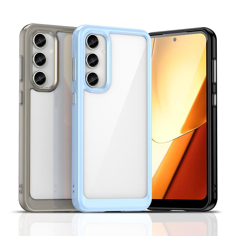 For Samsung Galaxy S23 FE Case Transparent Luxury Silicone Capa Samsung S23 FE Case Bumper Silicone TPU Protector S23 FE Cover