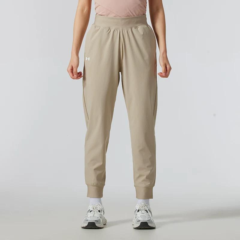 Under Armour Official Women's Pants Genuine Summer Stretch Sports Pants Loose Casual Pants Woven Jogger Pants