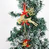 Plastic Fawn Bells Ornament Cute Deer Bell Pendant  Home New Year Gifts