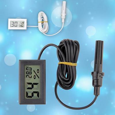 Taşınabilir Mini LCD Termometre Higrometre Sıcaklık Nem Ölçer Probu