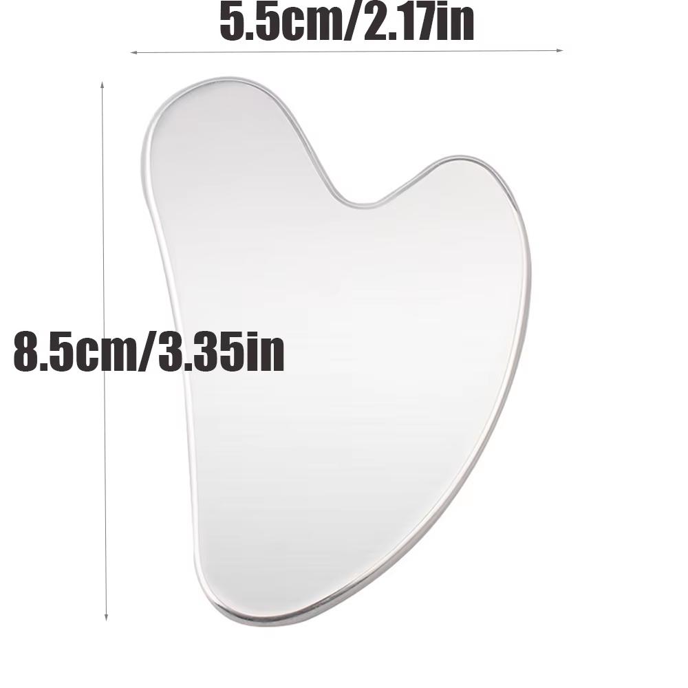 4-piece stainless steel scraping massage tool set, battery-free, no electricity required, suitable for face, back and body