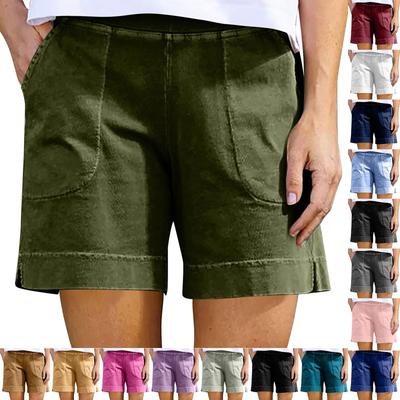 Women's Casual Summer Elastic Beach Shorts Casual Shorts