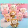 Sweet Plush Toy Keychain Adorable Lamb Doll With Pp Cotton Short Plush