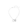 Louis Vuitton Charms Pattern Engraved Necklace Unisex necklace Silver M62485
