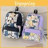 Versatile And Spacious Casual Backpack For Teens Featuring A Cute Bear Design And Lightweight Function