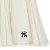 New MLB New York Yankees Casual Short Skirts Women's Cream 3FSKV0144-50CRS-MLB1