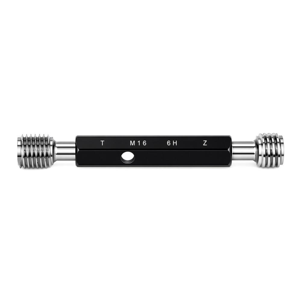 Double End Hex Handle Thread Plug Gauge Steel Thread Gauge For Industrial Measurement
