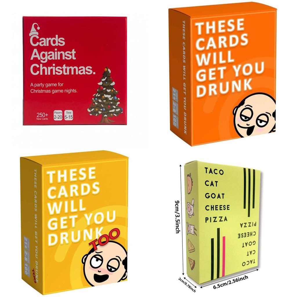 Cards Against Christmas Christmas Card Game With Paper Cards For Holiday Fun And Family Play