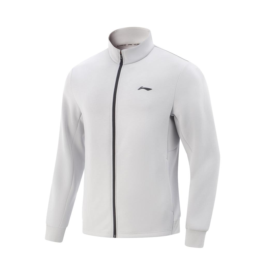 Li Ning Comfortable Casual Simple Versatile Zip Collar Sports Jacket Men Jackets AWDV935-1