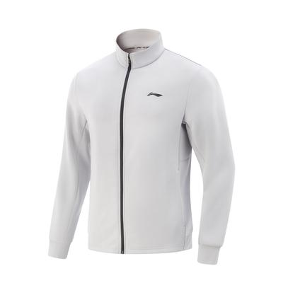 Li Ning Comfortable Casual Simple Versatile Zip Collar Sports Jacket Men Jackets AWDV935-1