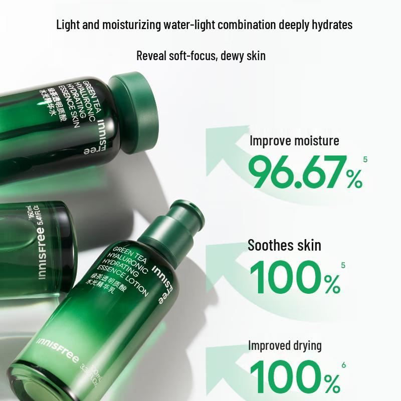Innisfree Grüner Tee Hyaluronsäure Feuchtigkeitsspendende Glow Emulsion