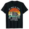 Funny Opossum My Neck Back Anxiety Attack Possum Graphic Tshirts Tshirt Women Fashion Casual T Shirt Summer Streetwear