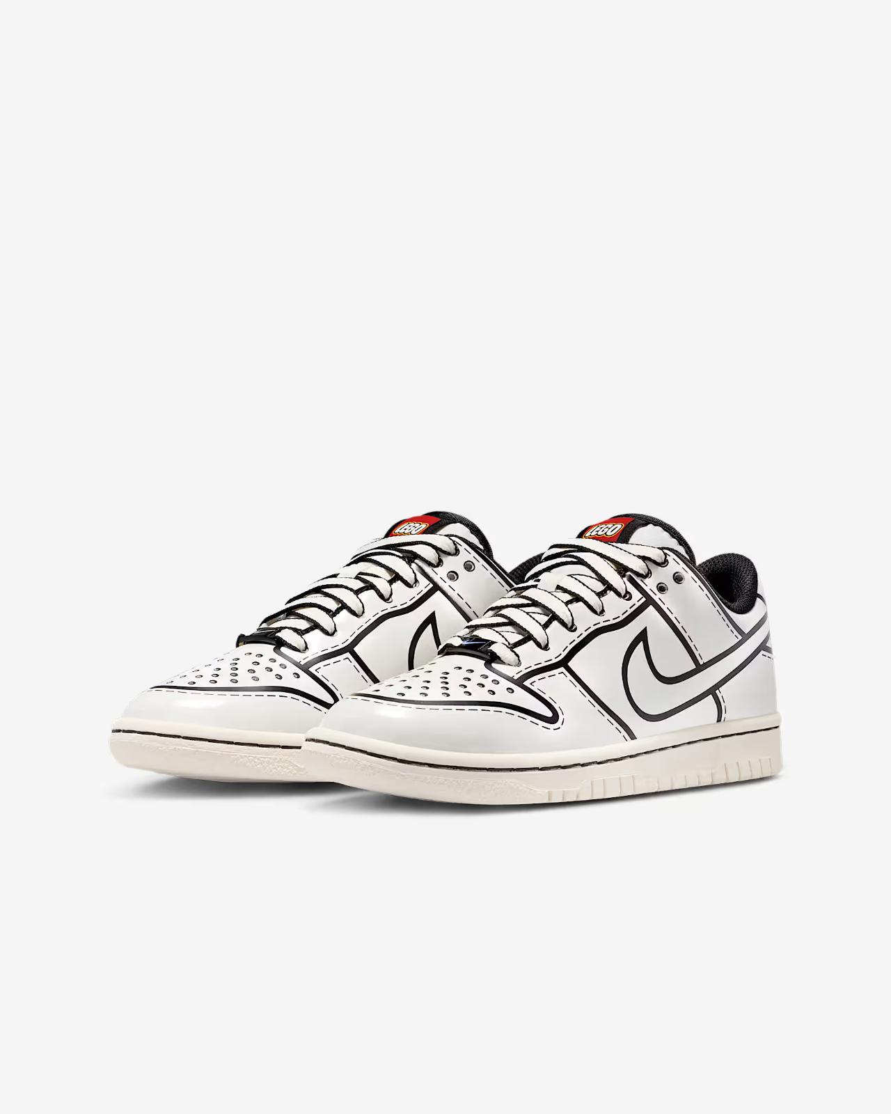 IF2117-100 LEGO Nike GS Dunk Low Sail (Men s) 4