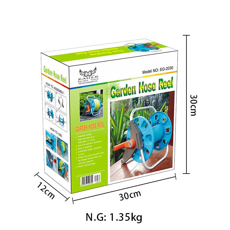 Garden Hose Reel - 30m Easy Storage, Hot Seller, Customizable Colors