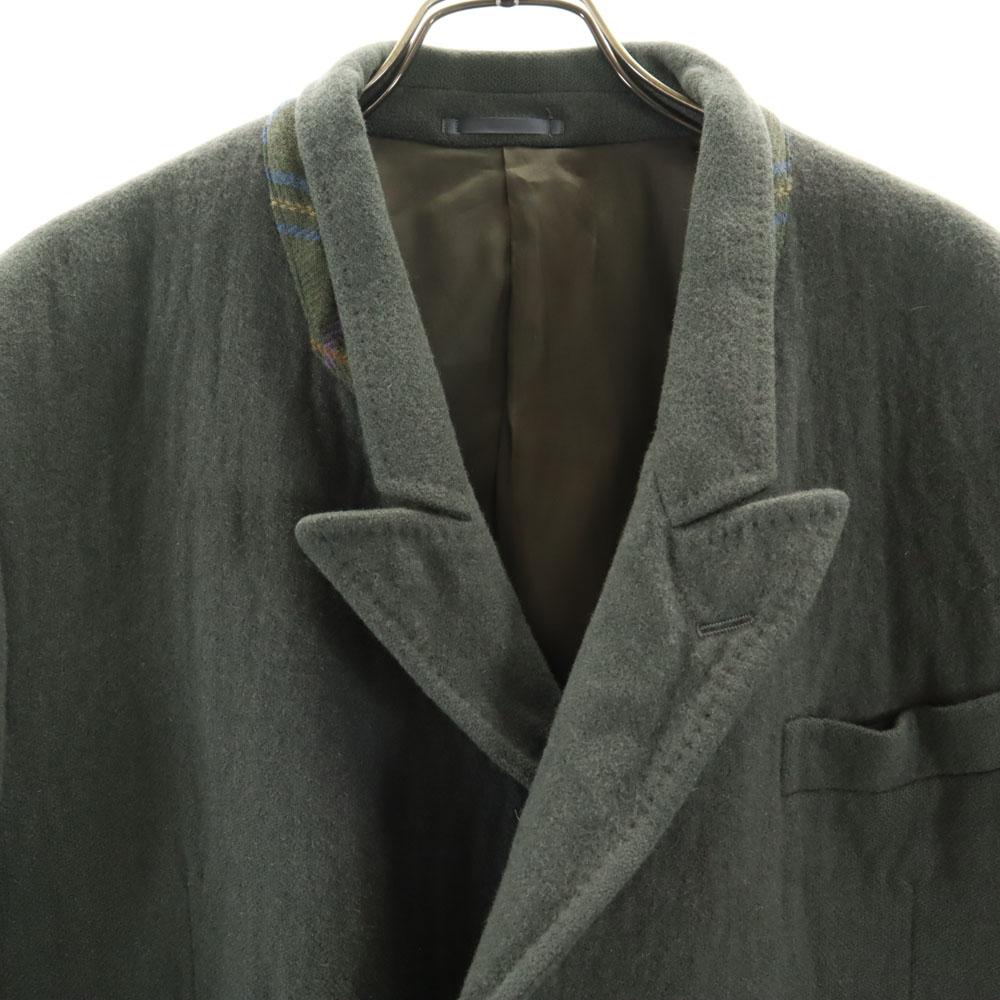 LANVIN 80s 90s Wool Blend Old tailored jacket S There is a shoulder pad Men's Used