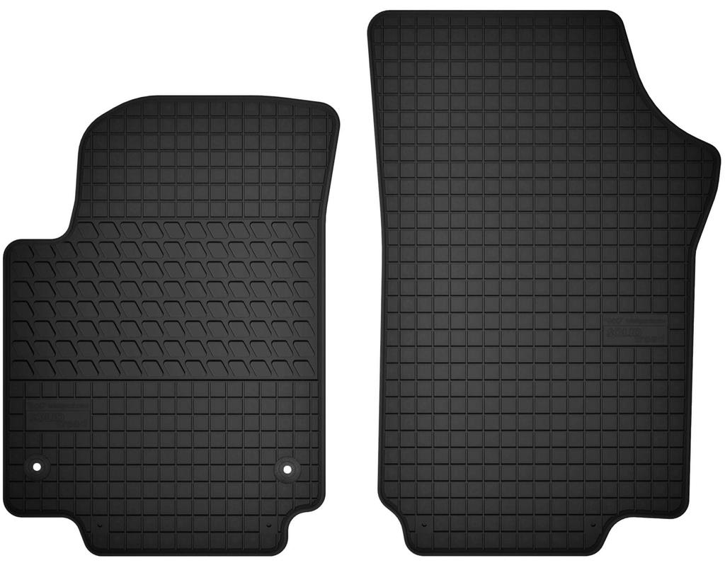 front rubber mats for: Seat Mii hatchback (from 2011 to 2019)
