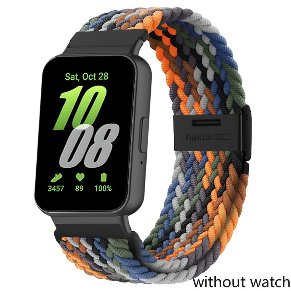 Braided Bands for Samsung Galaxy Fit 3 Sports Strap Adjustable Replacement Correa Nylon Bracelet for Samsung Galaxy Fit3 Band