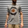 T-shirt Nera del Coniglio di Inle Ispirata a La Collina dei Conigli Uomo