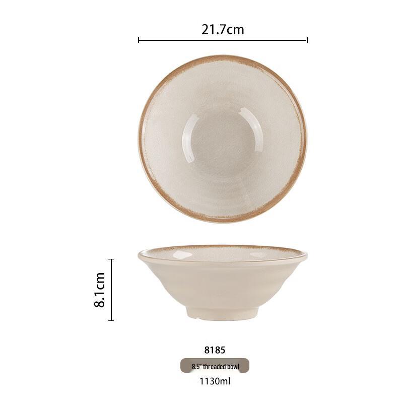 Commercial Melamine Ice Crack Rice Bowls