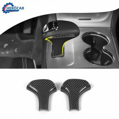 Gear Shift Head Knob Cover Trim for Jeep Grand Cherokee /300C 12-14 Carbon Fiber