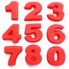 9 PCS Silicone Chocolate Mold Number Shaped Chocolate Baking Gadget Non-stick Silicone Mousse Mold Candy Mold DIY Moulds