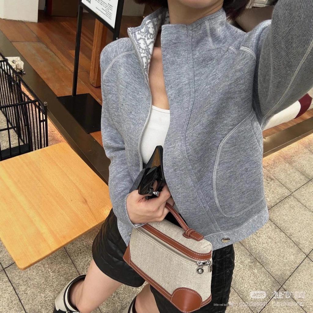 2023 Reversible Semi-High Neck Zip Cardigan – Autumn/Winter Edition