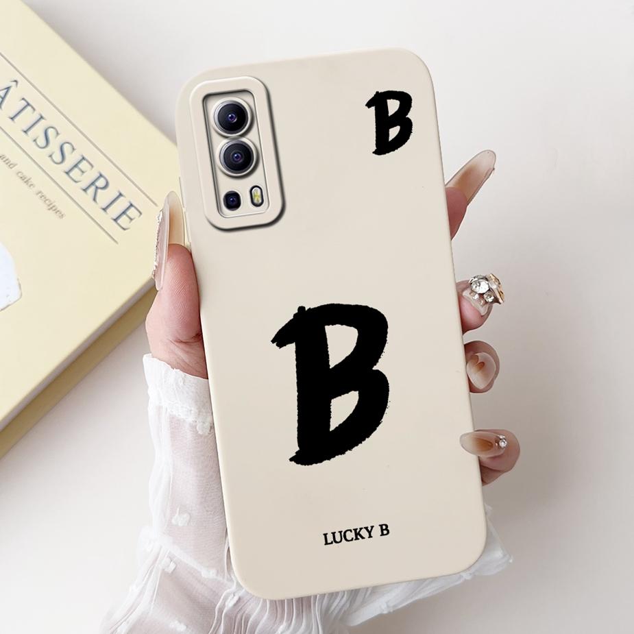 Per Custodia Vivo Y52 5G V2053 Carina Lettere Fortunate Cover Morbida Custodia in TPU Per Vivo Y72 Y 52 VivoY52 VivoY72 5G V2041 Custodie Bumper