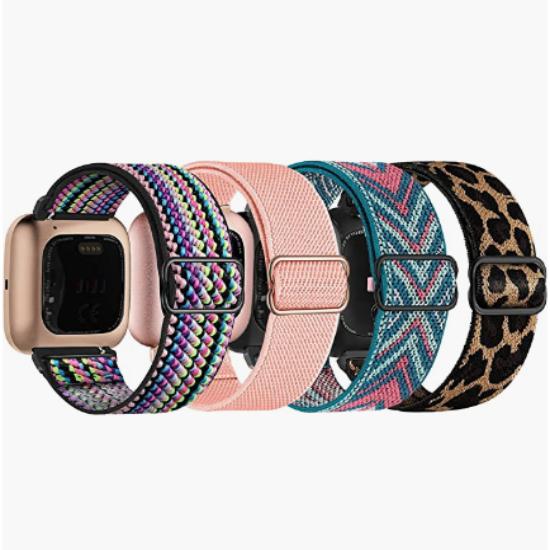 

Эластичная одиночная петля, совместимая с ремешками Apple Watch 38-49 мм Регулируемый эластичный спортивный нейлоновый ремешок для серии iWatch